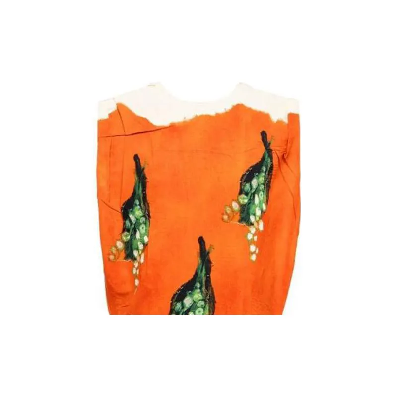 PRADA Sleeveless Dresses Women's Orange-4