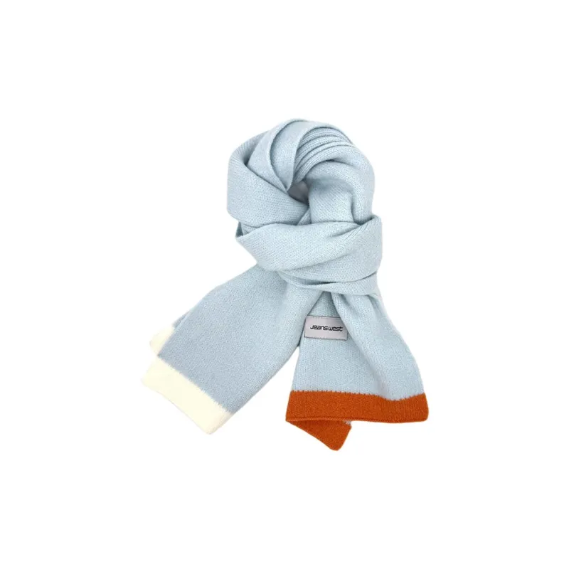 JEANSWEST Knit Scarves Unisex-12