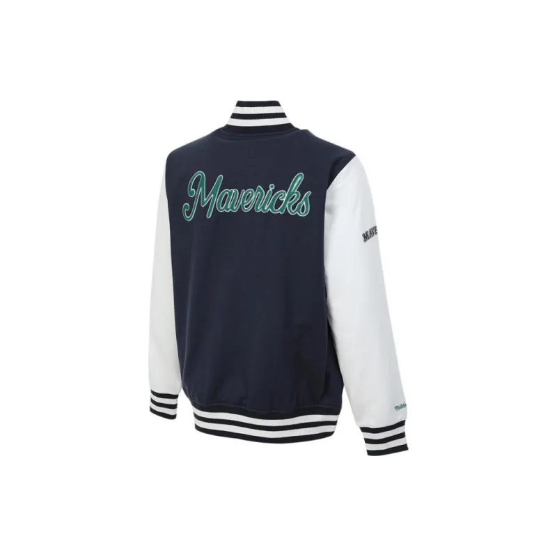 Mitchell & Ness Jacket Unisex Navy Blue-1