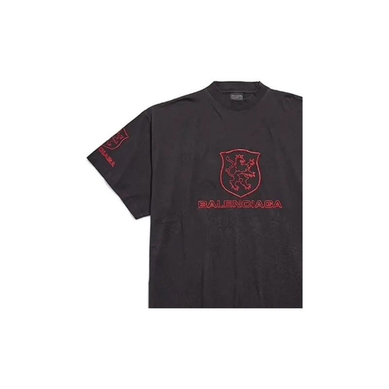 Balenciaga Lion Club Oversized T Shirt-6