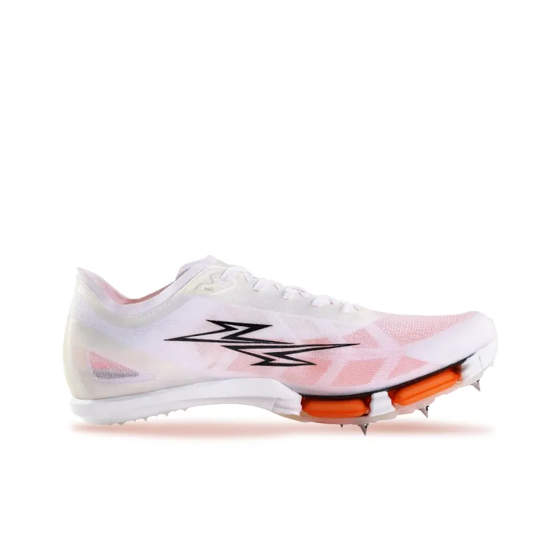 Dynamic Power Running Shoes Unisex Low Top White Orange-1