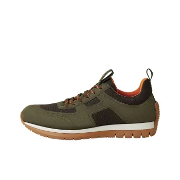 HERMES Jimmy Low Top Casual Shoes Men's Green