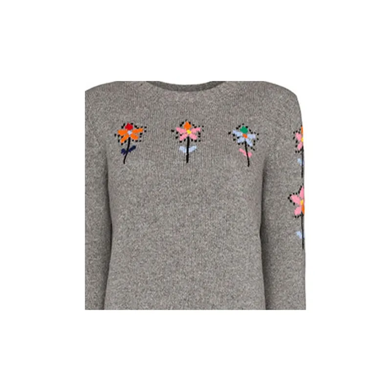 PRADA Cashmere Sweaters Women's Gray-4