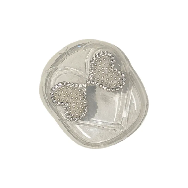 Baohuguang Compatible With AirPods Max TPU Pearl Bowknot Niche Girlish Headphone Set-1