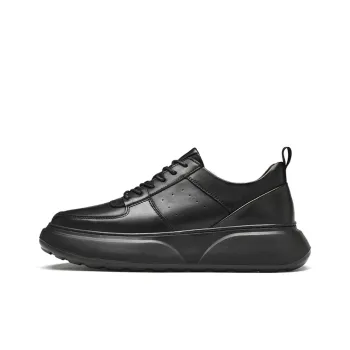 Kuding Cushioned Slip-Resistant Water-Resistant Low-Top Casual Shoes Men's Black