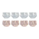 8 Pack (4 Blue+4 Taro Purple)