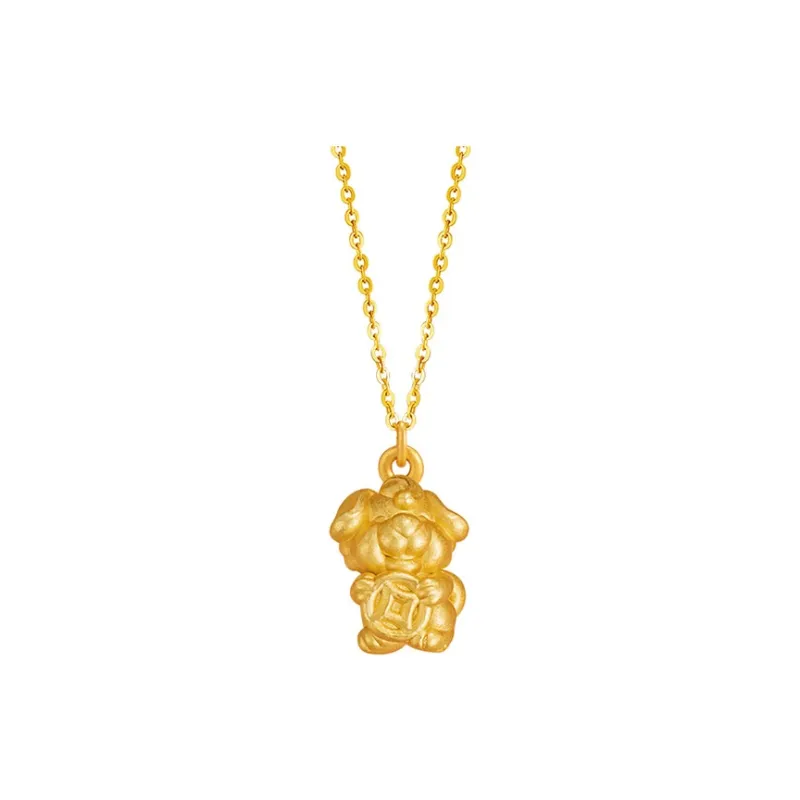 Chongqing Gold Store S925 Silver Necklaces Unisex-14