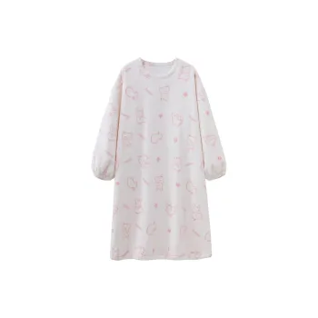 CAIHENGTONG Nightgown Women's Little Rabbit