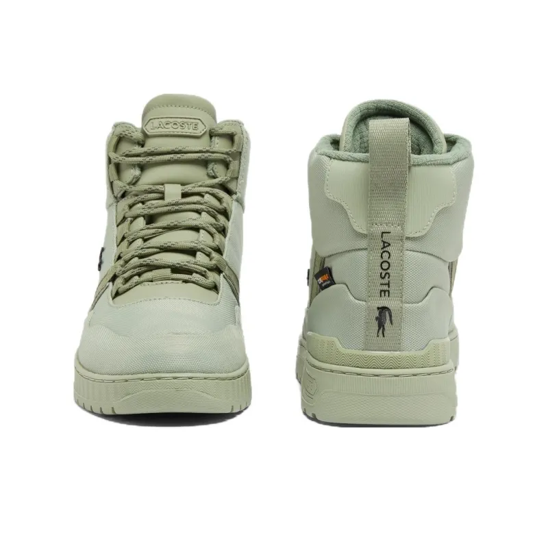 LACOSTE T Clip Slip Resistant Mid Top Skateboard Shoes Men's Green-3