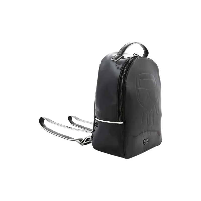 KARL LAGERFELD Polyurethane Backpack Kids' Black-3