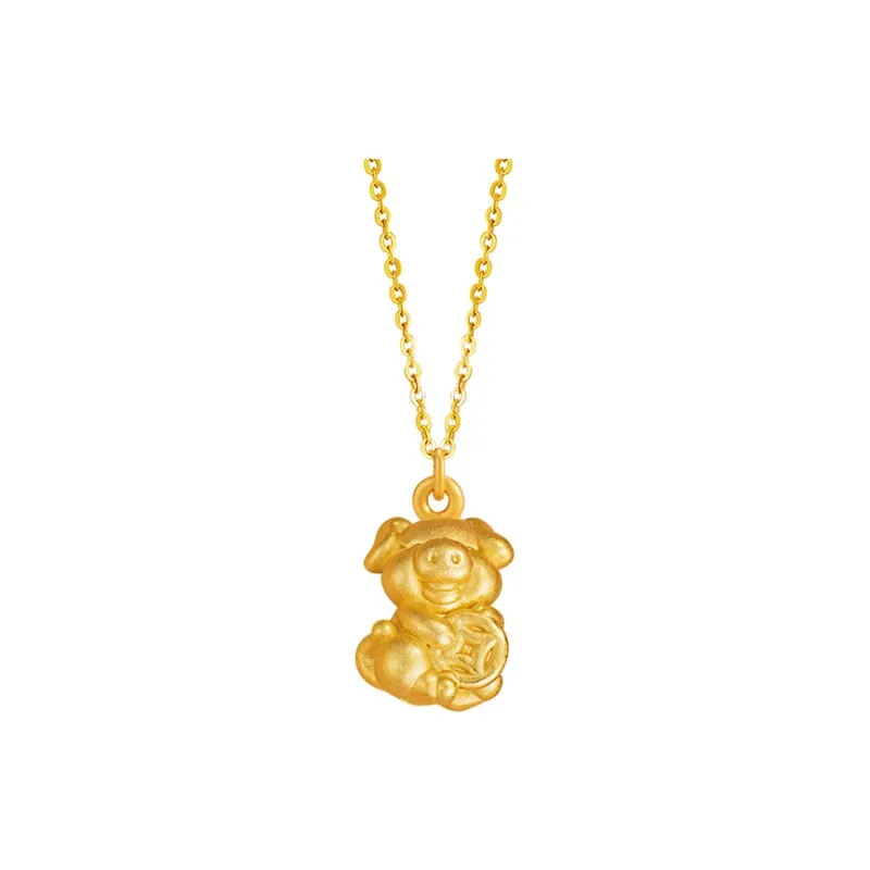 Chongqing Gold Store S925 Silver Necklaces Unisex-15