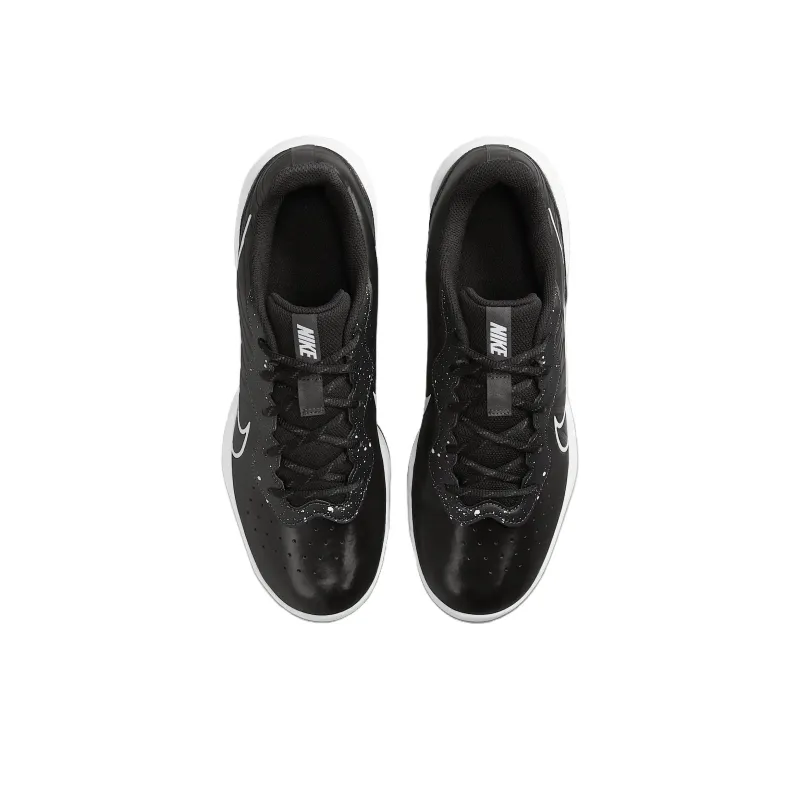 Nike Alpha Huarache Varsity 4 Low Black Dark Smoke Grey White-3