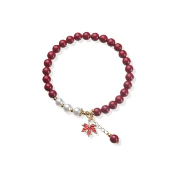 Gu He Reconstructed Cinnabar Bracelets Unisex