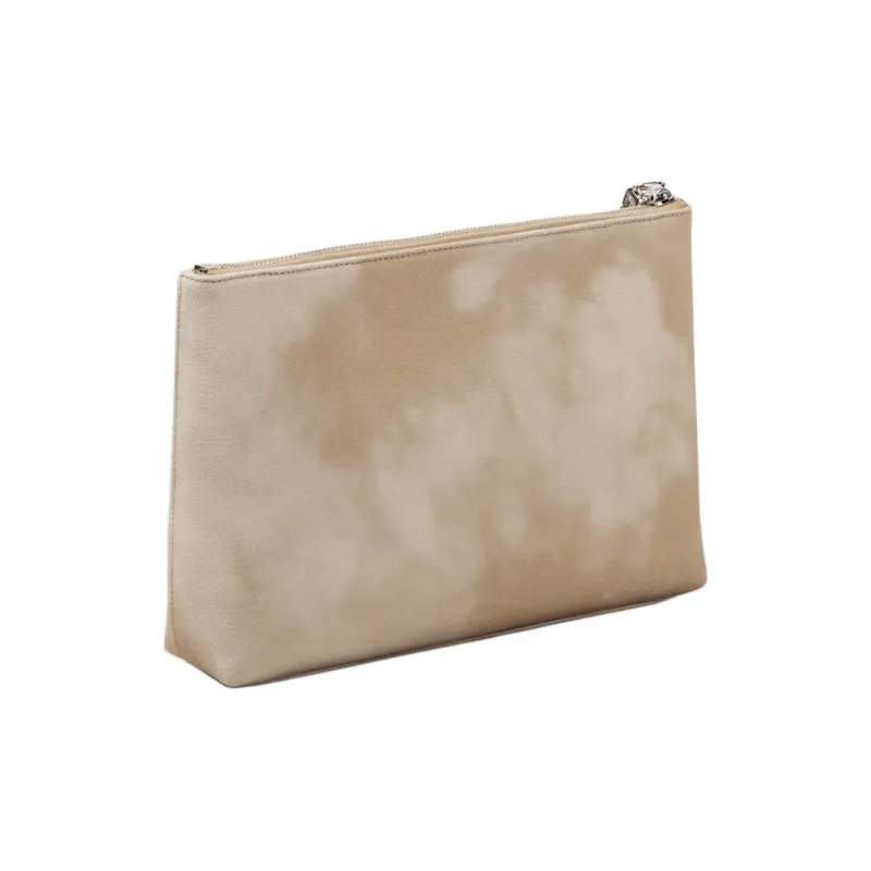 Givenchy Cotton Canvas Bag Clutch Large Size Women's Dusty Gold-2