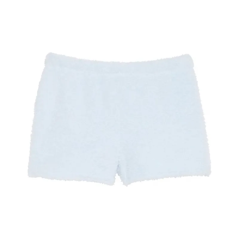 Victoria's Secret PINK Co ZZZy Fleece Boxy Pajama Shorts / Hydrangea Blue Pajama Pants Women's Hydrangea Blue-0