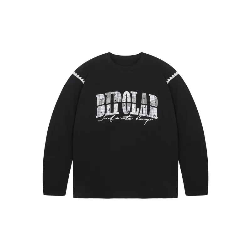 BIPOLAR T Shirt Lightweight Unisex Light Heather Gray Black Gray-7