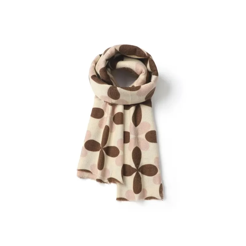 PISHUSHU Polyester Knit Scarves Unisex-0