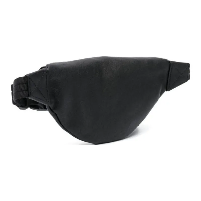 LONGCHAMP Cow Leather Sling Bag Fanny Pack Crossbody Bags Medium Size Women's Black-2