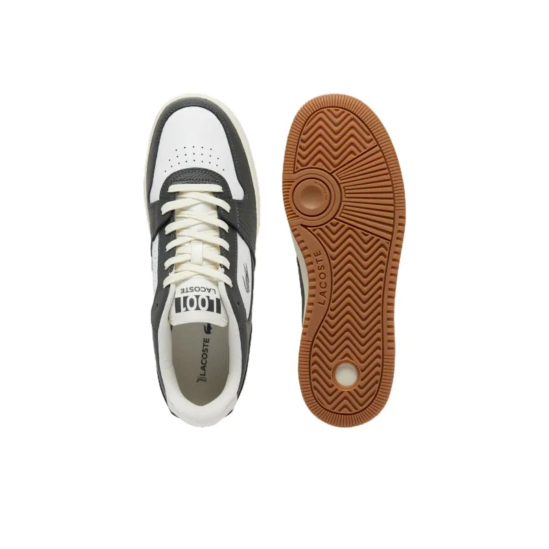 LACOSTE L001 Warm Low-Top Skateboard Shoes Men's Dark Gray-4