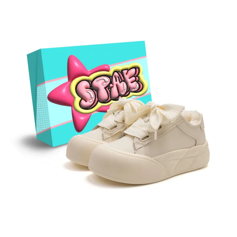 STAE Warm Anti-Slip And Wear-Resistant Low-Top Skateboard Shoes Women's-6