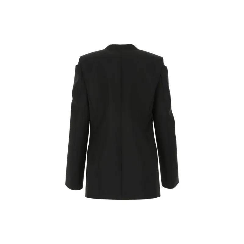 Givenchy Collarless Single breasted Jacket-1