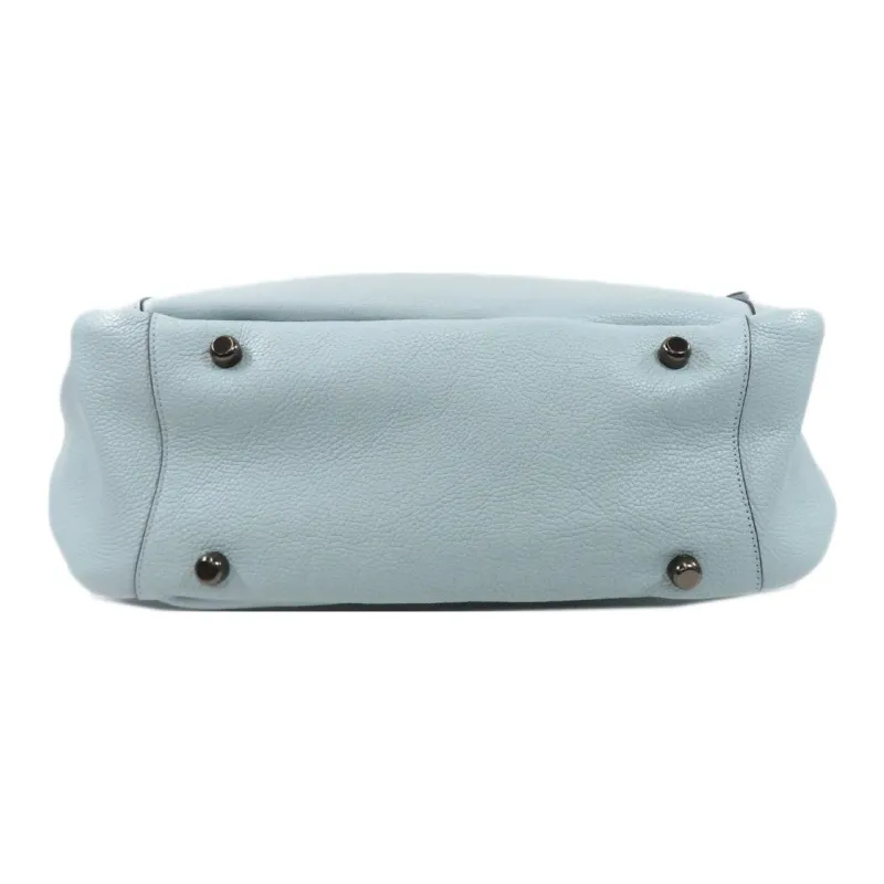 COACH Alana Canvas With Pebbled Leather Tote Bag Shopping Bag Handbag Shoulder Bag Women's Mint Green-4