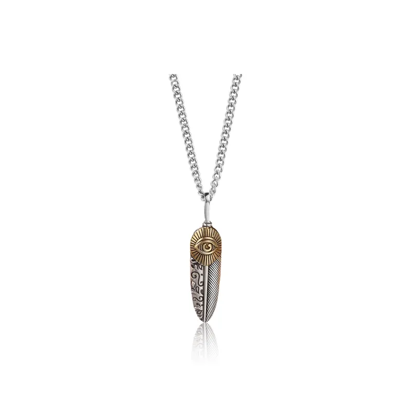 FOREVER MELODY 925 Sterling Silver Necklaces Men's-0