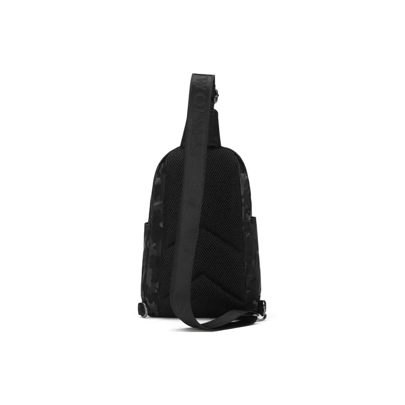 SEPTWOLVES Fabric Sling Bag Men's Camouflage Black-1