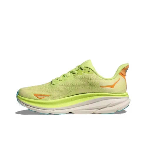 HOKA ONE ONE Clifton 9 Lettuce Solar Flare Women's