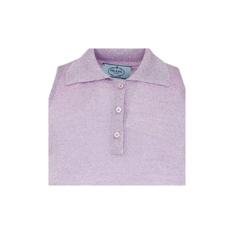 PRADA Polo Shirts Women's Purple-3