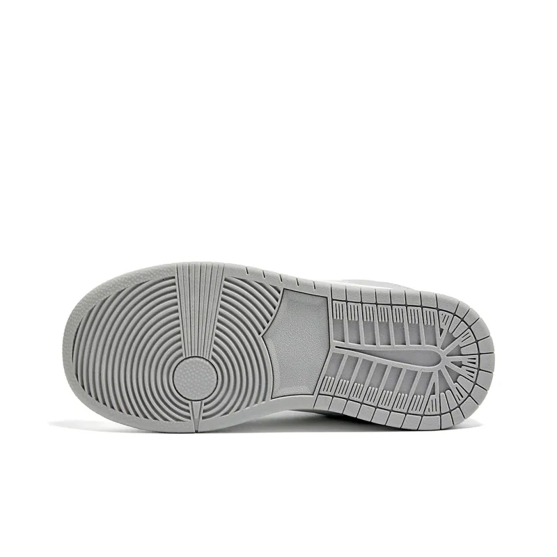 La Chapelle Cushioning Wear-Resistant Low-Top Skateboard Shoes Women's White Gray-6