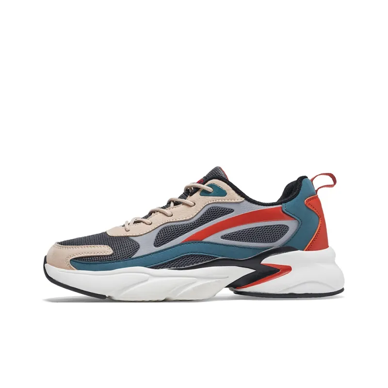 PALATIAL Plus Size Sports Breathable Mesh Comfortable And Trendy Low Top Chunky Sneakers Men's-8