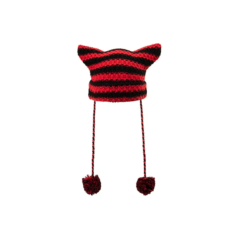BAIJUAN Acrylic Knitted Hat Women's-2