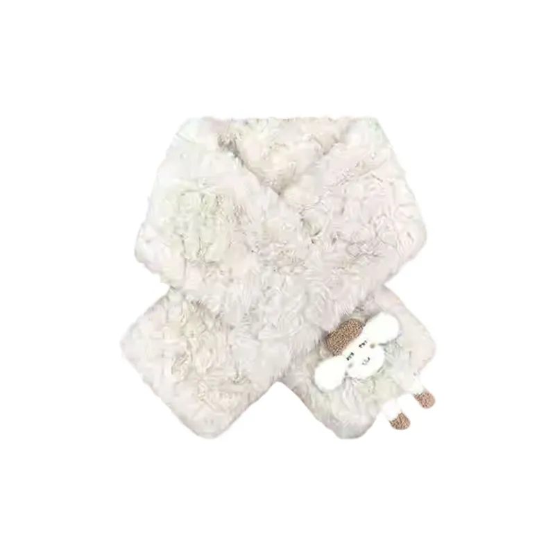 Yalu Polyester Plush Yarn Scarf Unisex Gift Box Set-5