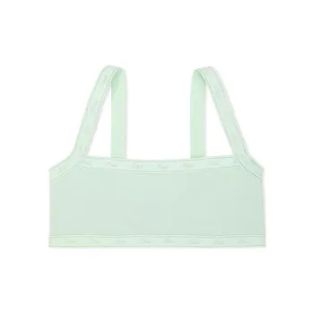 Victoria's Secret PINK BralettesTops Logo Cotton Straight-Neck Bralette / M Bra Women's Mint Green