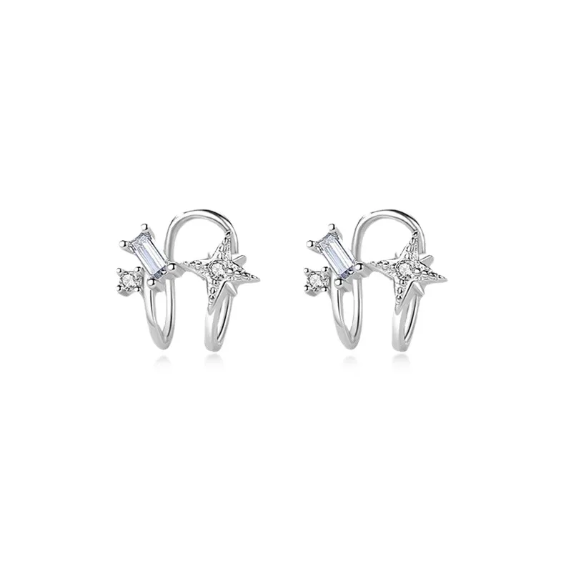 ROGA Alloy Clip On Earrings Women's-1