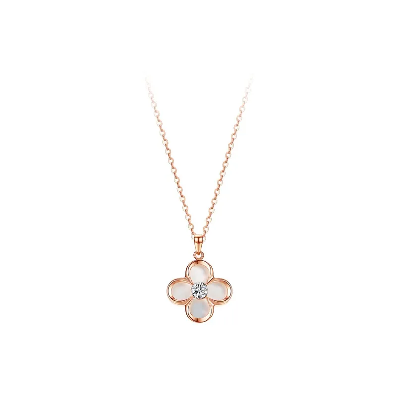 GLOIRE S925 Silver Necklaces Women's Minimalist Style Fashion Versatile Commute Bestie Same Style-9