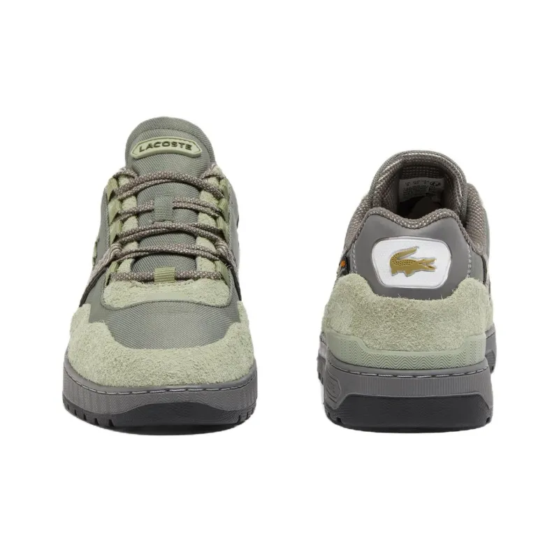 LACOSTE T-Clip Slip-Resistant Low-Top Skateboard Shoes Men's Green-3