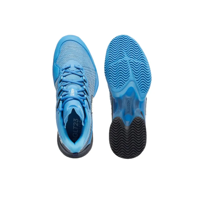 LACOSTE AG-LT23 Lite Clay Court Slip-Resistant Low-Top Casual Shoes Men's Blue-4