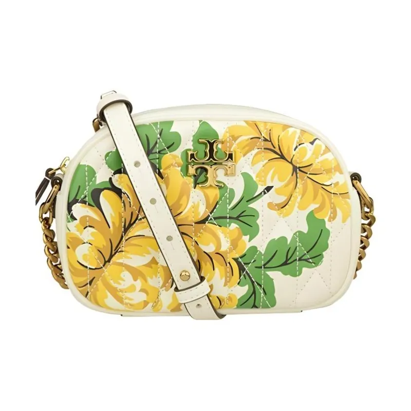 TORY BURCH Eleanor Leather Shoulder Bag Crossbody Bag Mini Women's White-0