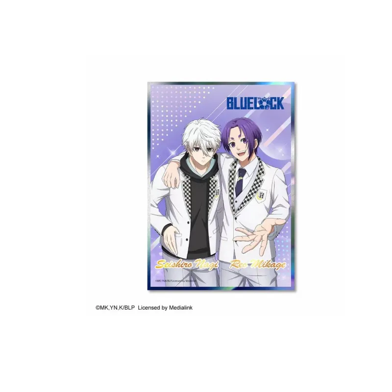 MOUXUYY Blue Lock Flash Silver Laser Multiplayer 15*20CM Anime Artboard Prints-1