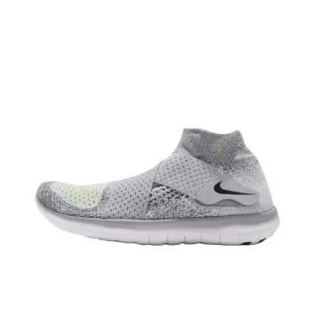 Nike Free RN Anti Slip Wear Resistant Mid Top Casual Running Shoes Women's Gray