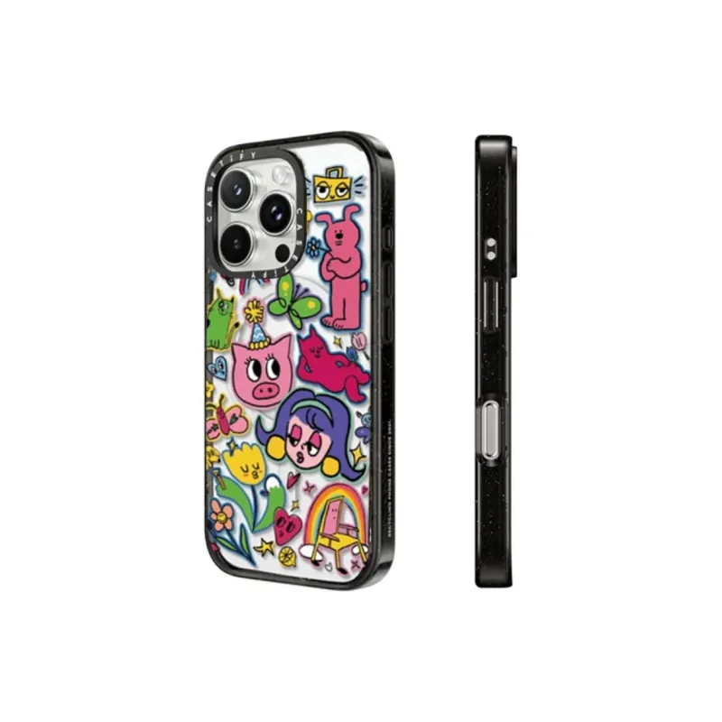 CASETIFY TPU+PC Material Impact Resistant Friendly Party Phone Cases Compatible With Apple 14/15/16 Series-1