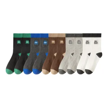Lan Miao Mid Calf Socks Men's 10 Pack