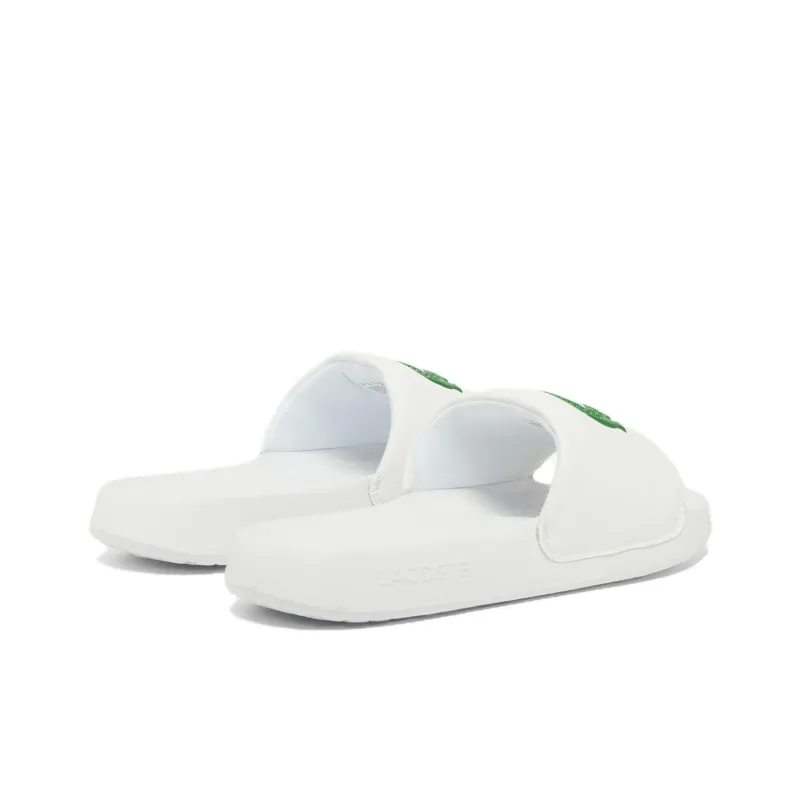 LACOSTE EVA Slip-Resistant Slide Slippers Men's White Green-2
