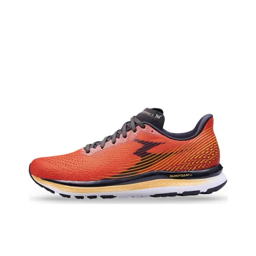 361° Anti-Slip Wear-Resistant Low-Top Casual Running Shoes Men's Orange Black