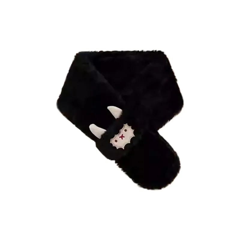 Yalu Polyester Plush Yarn Scarf Unisex Gift Box Set-4