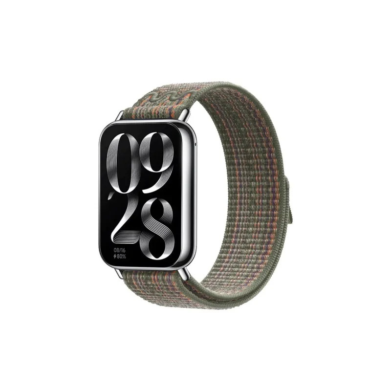MSSM Watch Band Xiaomi Red Beige Compatibility Nylon Material-4