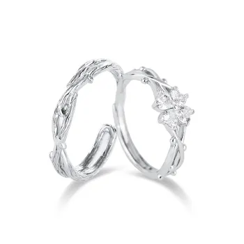 WANLIACC S999 Fine Silver Rings Unisex