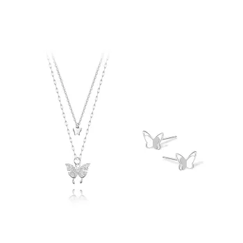 KUMET Sterling Silver Necklaces Women's Couple Birthday Gift For Anniversary